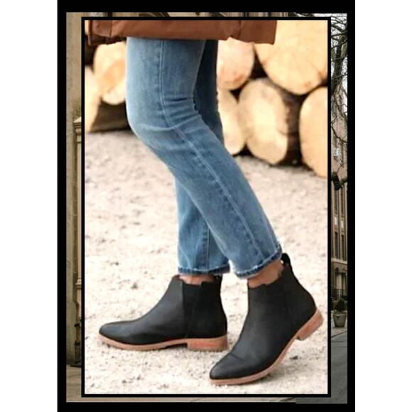 Nisolo Eva Everyday Chelsea Black Boot and Drawstring Storage Bag Size 9 - Picture 7 of 7